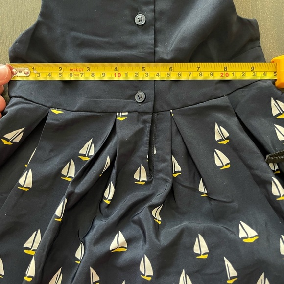 Janie and Jack Sailboat Print Dress - Picture 10 of 13